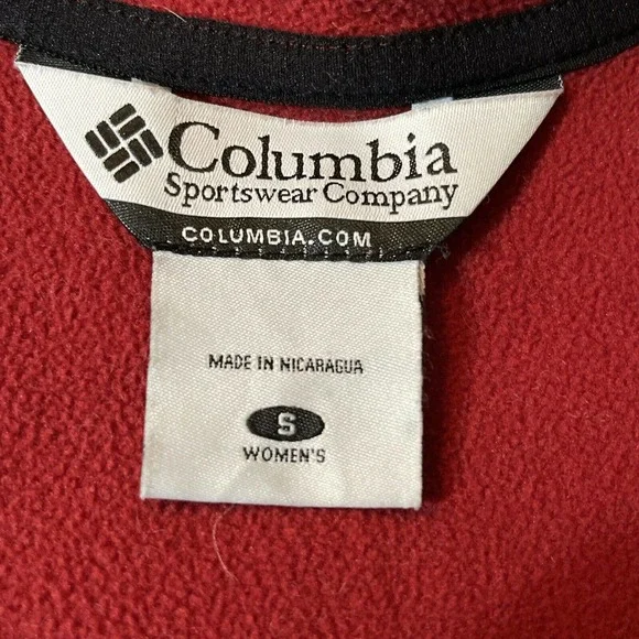 Columbia Misses S Polyester Jacket Red - Picture 3 of 5